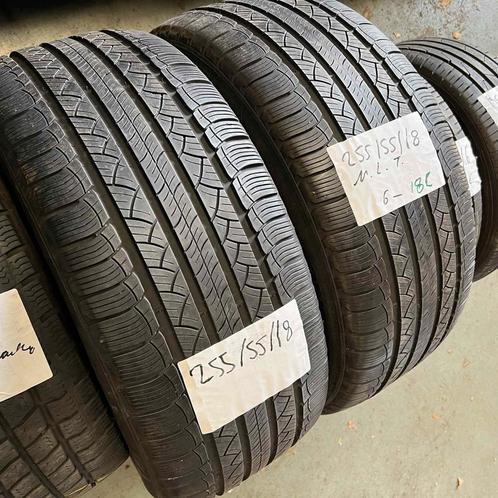 2 x Michelin 255-55-18 Zomerbanden 6mm, Auto-onderdelen, Banden en Velgen, 18 inch, Zomerbanden, 255 mm, Personenwagen, Gebruikt