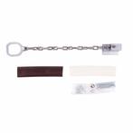 Benson Deurketting met dekring - Verzinkt - 20 cm - Eenvo..., Doe-het-zelf en Verbouw, IJzerwaren en Bevestigingsmiddelen, Ophalen of Verzenden