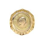 Gouden vintage munt ring 14 krt, Ophalen of Verzenden, Nieuw