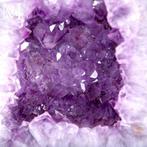 Amethist geode - natuurlijke dieppaarse grot - Chathedral -, Verzamelen, Mineralen en Fossielen