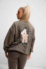 Couture Club Teddy Bear Circle Oversized Sweater Dames Groen, Nieuw, Couture Club, Groen, Maat 48/50 (M)