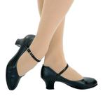 Capezio Jr. Footlight Character Dansschoenen 550 met lage ha, Verzenden, Nieuw