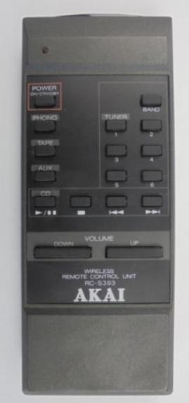 Afstandsbediening Akai RC-S393, Audio, Tv en Foto, Afstandsbedieningen, Origineel, Nieuw, Ophalen of Verzenden