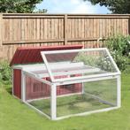vidaXL Konijnenhok 117,5x97x47,5 cm massief grenenhout, Dieren en Toebehoren, Knaagdieren en Konijnen | Hokken en Kooien, Verzenden