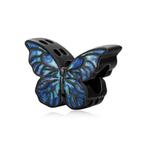 Zwarte Vlinder Bedel Charm Pandora compatible, Sieraden, Tassen en Uiterlijk, Bedels, Nieuw, Overige merken, Verzenden