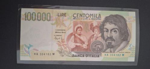 Italië. - 2 x 100.000 Lire 1983/1994 - Gigante BI 84A, BI, Postzegels en Munten, Munten | Nederland