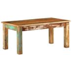 vidaXL Salontafel 100x55x45 cm massief gerecycled hout, 100 tot 150 cm, Verzenden, Nieuw, 50 tot 100 cm