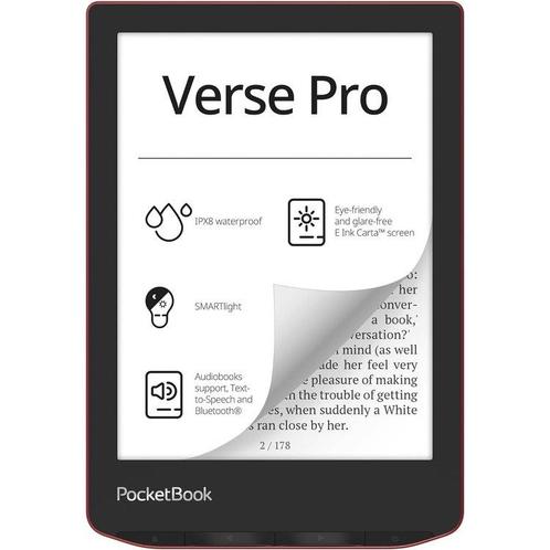 PocketBook eReader, Verse Pro, Passion Red, Computers en Software, E-readers, Verzenden