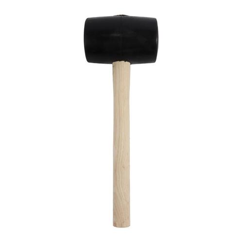 Talen Tools Rubberen hamer – 900 gram – Essenhouten stee, Doe-het-zelf en Verbouw, Gereedschap | Handgereedschap, Nieuw, Ophalen of Verzenden
