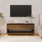 vidaXL Tv-meubel 102x41x44 cm bewerkt hout bruin eikenkleur, Huis en Inrichting, 100 tot 150 cm, Verzenden, Nieuw, Minder dan 100 cm