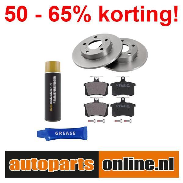 Remschijven + Remblokken Audi 80 achterzijde, Auto-onderdelen, Besturing, Nieuw, Audi, Verzenden