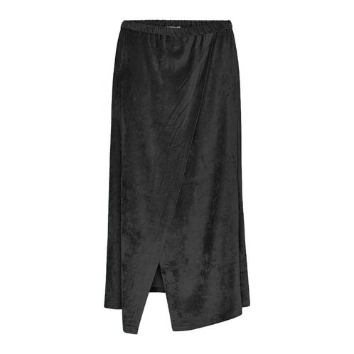 Forte_Forte • fluwelen midi rok in zwart • XS, Kleding | Dames, Rokken, Zwart, Nieuw, Maat 34 (XS) of kleiner, Verzenden