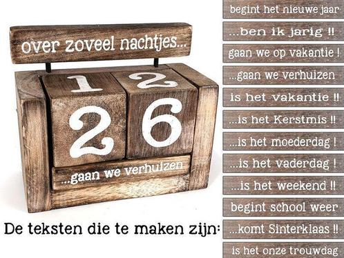 Kalenderblok 14x16 cm | nachtjes slapen natural, Diversen, Kalenders, Nieuw, Ophalen of Verzenden
