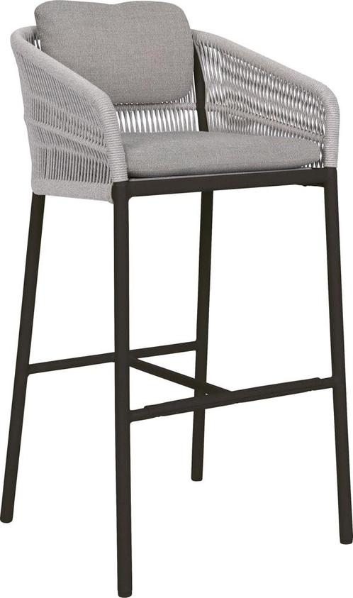 Stern nJella barkruk aluminium/koord inclusief kussenset -, Huis en Inrichting, Krukjes, Ophalen of Verzenden