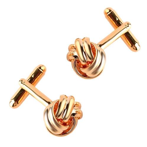 Fako Bijoux® - Manchetknopen - Gevlochten Knoop - Ø 14mm -, Sieraden, Tassen en Uiterlijk, Manchetknopen, Verzenden