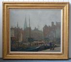 Hendrik Jan Wolter (1873-1952) - Damrak Amsterdam, Antiek en Kunst