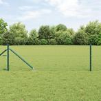 vidaXL Hexagonaal Hek Groen 0.8x25 m Staal, Verzenden, Nieuw, IJzer