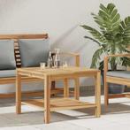 vidaXL Salontafel Bruin 60 x 60 x 45 cm Massief teakhout, Verzenden, Nieuw
