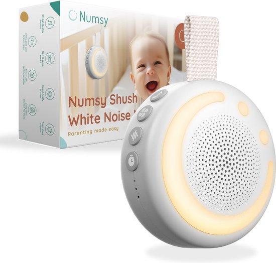 2dekans | Numsy Shush White Noise Machine Baby - Witte Ruis, Kinderen en Baby's, Babyfoons, Zo goed als nieuw, Ophalen of Verzenden