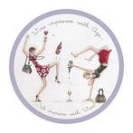 Ronde onderzetter - Wine improves with Age, Nieuw