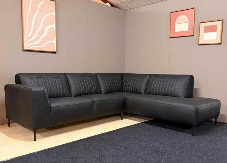 OPRUIMING (hoek)banken! direct leverbaar! WEG IS WEG, Huis en Inrichting, Banken | Complete zithoeken, Nieuw, Hout, Leer, Metaal
