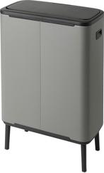 Brabantia Bo Touch Bin Hi Prullenbak - 60 liter - Mineral, Verzenden, Zo goed als nieuw