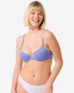 HEMA Voorgevormde push-up beugel bh blauw, Verzenden, Blauw