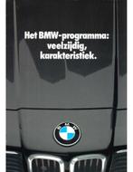 1980 BMW PROGRAMMA BROCHURE NEDERLANDS, Nieuw, BMW, Author