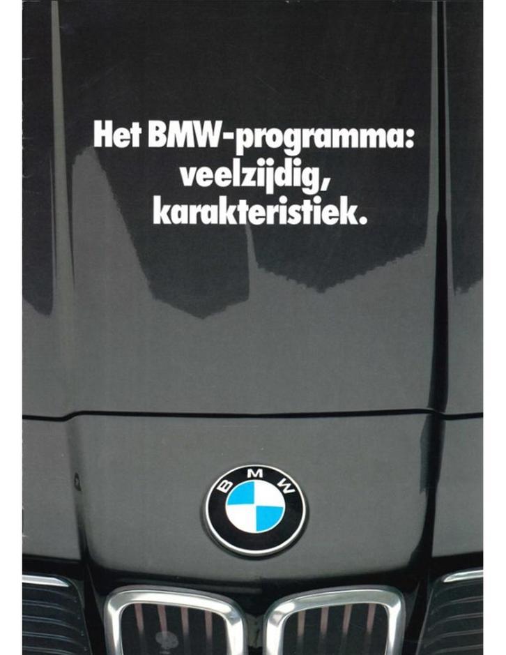 1980 BMW PROGRAMMA BROCHURE NEDERLANDS, Boeken, Auto's | Folders en Tijdschriften, BMW