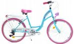 26 Kinderfiets 7 Versnellingen | Zeegroen/Roze Tweedekansje, Fietsen en Brommers, Ophalen of Verzenden, Nieuw, 26 inch of meer