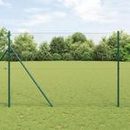 vidaXL Hexagon Fence Grijs 1,5x100 m Staal, Tuin en Terras, Verzenden, Nieuw