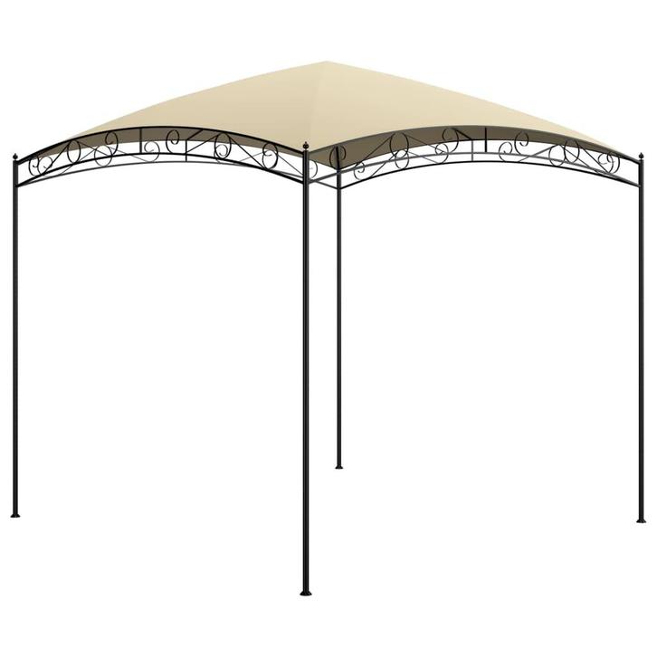 vidaXL Prieel 180 g/m² 3x3x2,65 m crème, Tuin en Terras, Partytenten, Nieuw, Verzenden