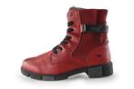 Mustang Veterboots in maat 40 Rood | 10% extra korting, Kleding | Dames, Schoenen, Verzenden, Overige typen, Mustang, Gedragen
