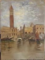 Ettore Gianni (XIX-XX) - Venezia, Antiek en Kunst, Kunst | Schilderijen | Klassiek