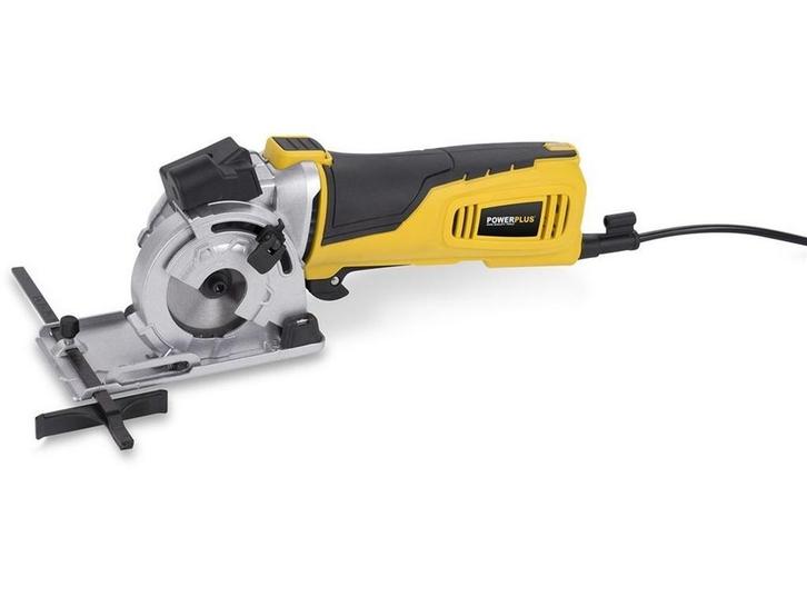 Powerplus POWX1365MB - Minicirkelzaag 600W - 3 zaagbladen -, Doe-het-zelf en Verbouw, Gereedschap | Zaagmachines, Zo goed als nieuw