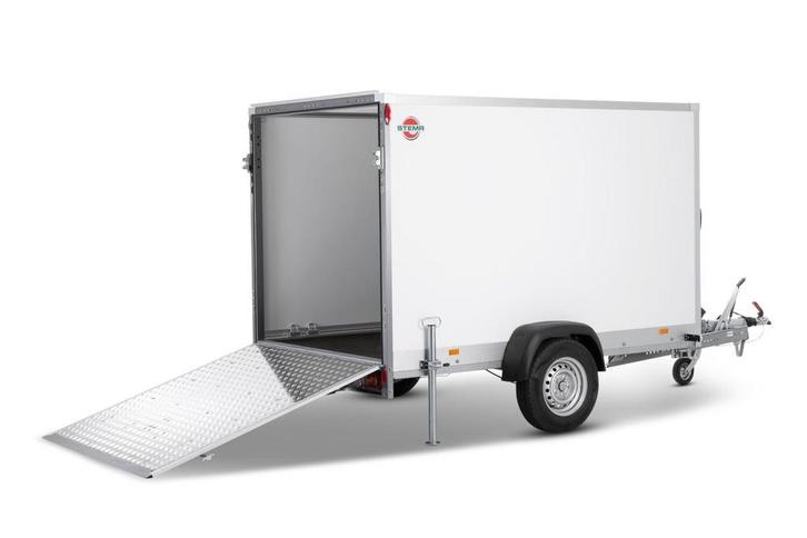 Stema STPK 1300 gesloten motortrailer, Auto diversen, Aanhangers en Bagagewagens, Nieuw, Ophalen of Verzenden