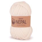 DROPS Nepal Uni Colour - 0100 naturel - Wol Garen, Hobby en Vrije tijd, Breien en Haken, Ophalen of Verzenden, Nieuw