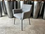 Veiling - Armstoel Killian (set van 6) Linnenstof - Donker G, Huis en Inrichting, Stoelen, Nieuw