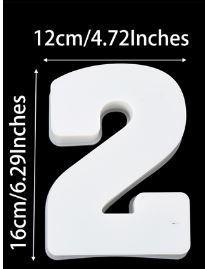 Siliconenmal 16 cm Cijfer 2 voor Epoxy Resin, Hobby en Vrije tijd, Knutselen, Nieuw, Ophalen of Verzenden