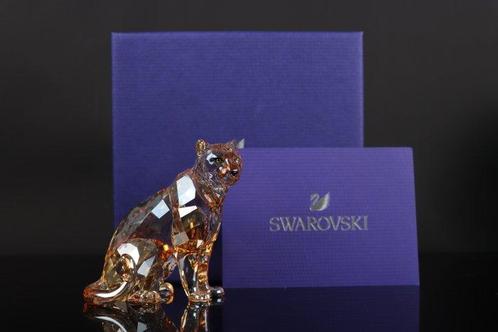 Figuur - Swarovski Kristal - Amoerluipaard Sofia (Boxed +, Antiek en Kunst, Curiosa en Brocante