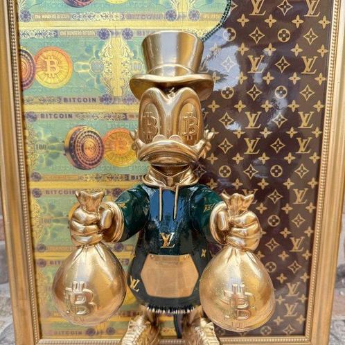 soul.arta - “Scrooge Bitcoin & LV 3D”, Antiek en Kunst, Kunst | Schilderijen | Modern