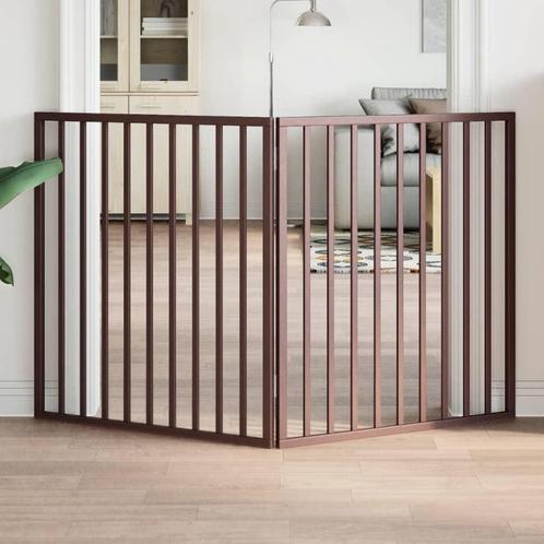 vidaXL Hondenhek inklapbaar 2 panelen 160 cm populierenhout, Dieren en Toebehoren, Honden-accessoires, Nieuw, Verzenden