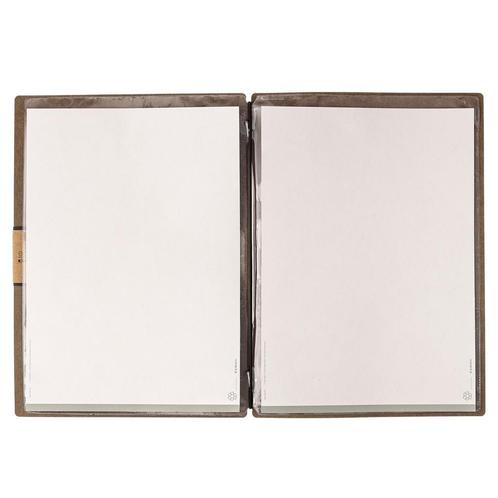 Menumap / Menukaart Mappen - Type: ECOMENU - Donkerbruin..., Zakelijke goederen, Horeca | Overige