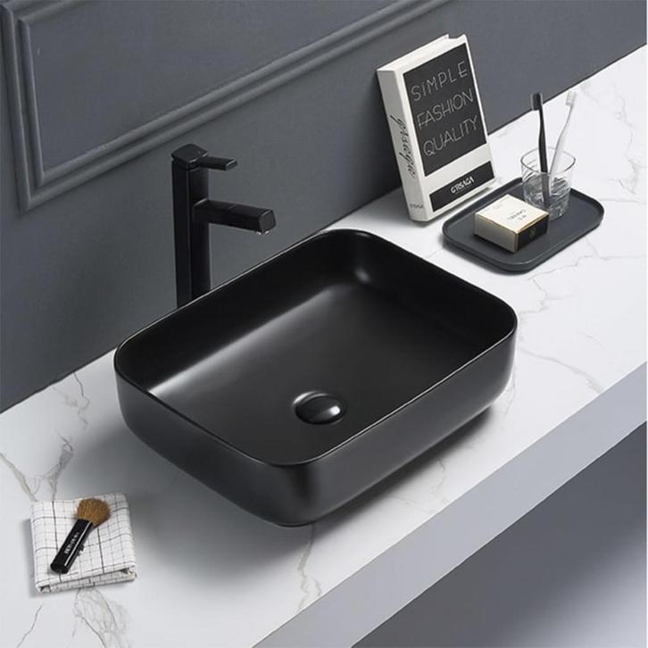 Waskom Sanilux Minerva Color Line 50x39x13 cm Inclusief, Doe-het-zelf en Verbouw, Sanitair, Ophalen of Verzenden