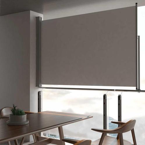 vidaXL Tuinscherm uittrekbaar 160x300 cm grijs, Tuin en Terras, Zonneschermen, Nieuw, Verzenden