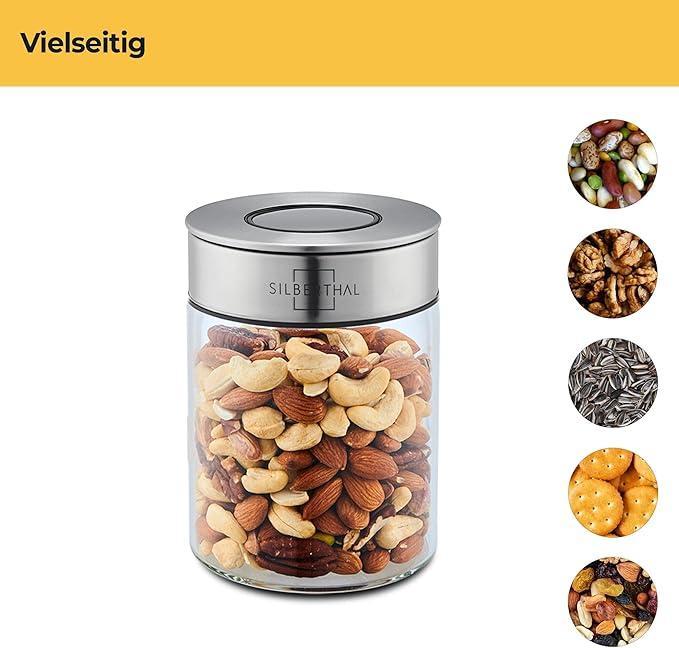 Glazen voorraadpot 0,4 liter Silberthal, Huis en Inrichting, Overige Huis en Inrichting, Ophalen of Verzenden