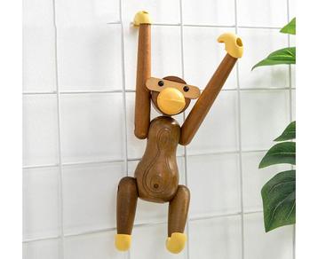 Nordic Design: houten Aap / Monkey - Bruin - Kay Bojesen... beschikbaar voor biedingen