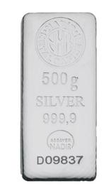 500 gram Nadir zilverbaar, Postzegels en Munten, Edelmetalen en Baren, Verzenden, Zilver