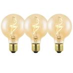 Set van 3 LED lampen E27 | 3.2 watt dimbaar | 2000K extra wa, Huis en Inrichting, Verzenden, Overige typen, Nieuw, E27 (groot)