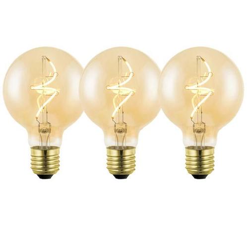 Set van 3 LED lampen E27 | 3.2 watt dimbaar | 2000K extra wa, Huis en Inrichting, Lampen | Losse lampen, Overige typen, Nieuw
